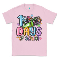 Bubblegum Pink 100 days of school cheer Classic Tee - MaliasSmallBusiness
