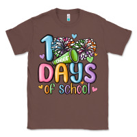Chestnut 100 days of school cheer Classic Tee - MaliasSmallBusiness