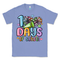 Colony Blue 100 days of school cheer Classic Tee - MaliasSmallBusiness