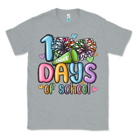 Heather Grey 100 days of school cheer Classic Tee - MaliasSmallBusiness