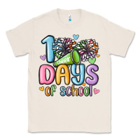Natural 100 days of school cheer Classic Tee - MaliasSmallBusiness