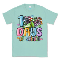 Seafoam 100 days of school cheer Classic Tee - MaliasSmallBusiness