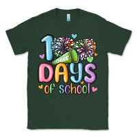 Sports Green 100 days of school cheer Classic Tee - MaliasSmallBusiness
