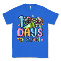 True Royal 100 days of school cheer Classic Tee - MaliasSmallBusiness