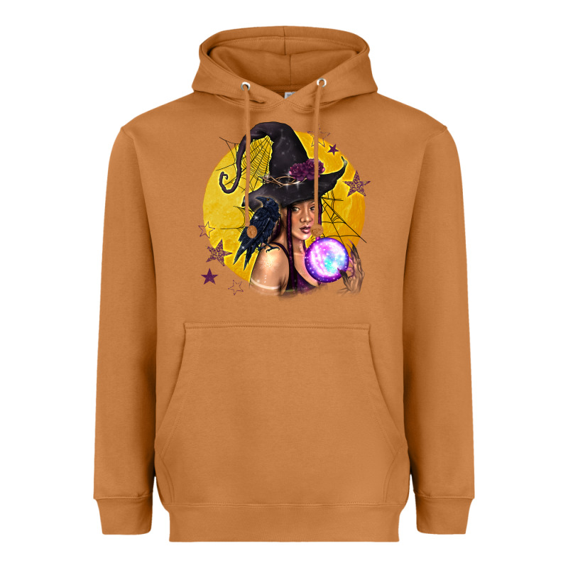 Black Witch Heavyweight Hoodie by texasbilliewilder | Teevron