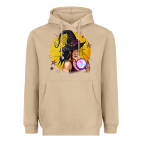 Mushroom Black Witch Heavyweight Hoodie - texasbilliewilder