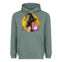 Sage Black Witch Heavyweight Hoodie - texasbilliewilder