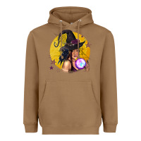 Toasted Coconut Black Witch Heavyweight Hoodie - texasbilliewilder