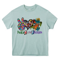 Arona peace love autism Heavy Core Tee - SublimationCraftShop