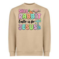 Mushroom silly rabbit easter is for jesus Heavyweight Sweatshirt - MaliasSmallBusiness