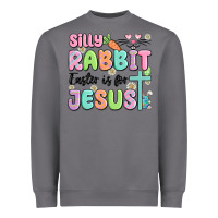 Storm silly rabbit easter is for jesus Heavyweight Sweatshirt - MaliasSmallBusiness