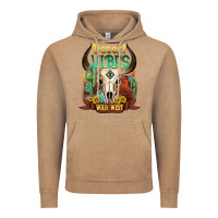 Vintage Coffee desert vibes wild west Vintage Hoodie - NancyCooperArtShop