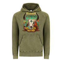 Vintage Olive desert vibes wild west Vintage Hoodie - NancyCooperArtShop