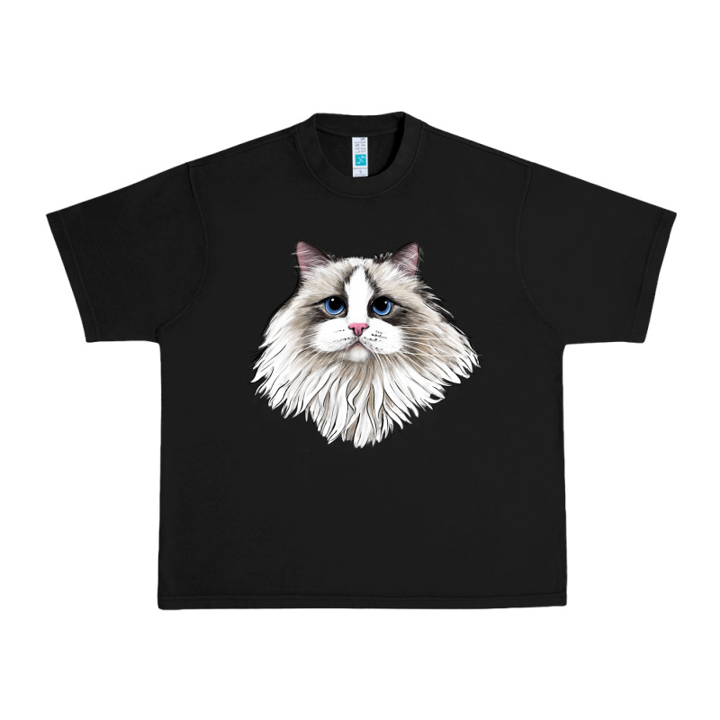 Ragdoll Face Cat Urban Heavy Tee by LillyAllenDesigns | Teevron
