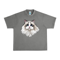 Tornado Ragdoll Face Cat Urban Heavy Tee - LillyAllenDesigns