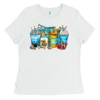 White hanukkah coffee cups Ladies Tee - Zillion Design Studio