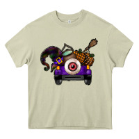 Mossy Halloween Truck Heavy Core Tee - CowhideDigitalArt