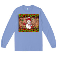 Colony Blue snowman Christmas Long Sleeve Tee - JahusDesignShop