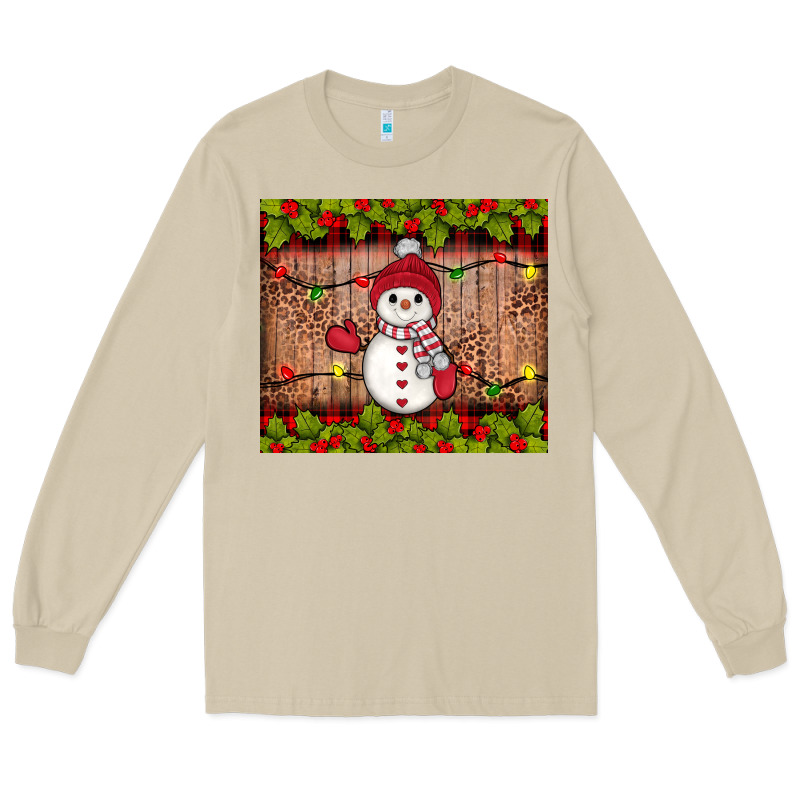 Snowman Christmas Long Sleeve Tee by JahusDesignShop | Teevron