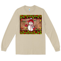 Mushroom snowman Christmas Long Sleeve Tee - JahusDesignShop