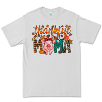 Dove Grey thankful mama pig Premium Tee - RacoonDesign