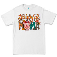 White thankful mama pig Premium Tee - RacoonDesign