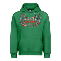 Emerald Happy Valentine's Day skeleton hands Urban Hoodie - FaDigitalArtStudio