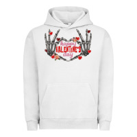 Pigment Lunar Rock Happy Valentine's Day skeleton hands Urban Hoodie - FaDigitalArtStudio