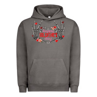 Pigment Tornado Happy Valentine's Day skeleton hands Urban Hoodie - FaDigitalArtStudio