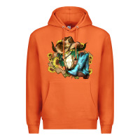 Carrot Cow skull Cowboy boots hats sunflowers Premium Hoodie - HowdyJamesFarm