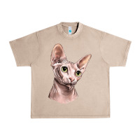 French Oak Sphynx Cat Urban Heavy Tee - LillyAllenDesigns