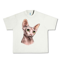 Pistachio Sphynx Cat Urban Heavy Tee - LillyAllenDesigns