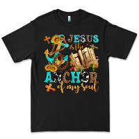 Black jesus is the anchor of my soul Premium Tee - AdoDesignShop