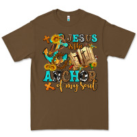 Cacao jesus is the anchor of my soul Premium Tee - AdoDesignShop