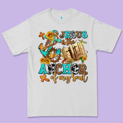 Jesus Is The Anchor Of My Soul Premium Tee Designed By Adodesignshop