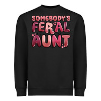 Black somebodys feral aunt Heavyweight Sweatshirt - MaliasSmallBusiness