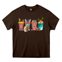 Chocolate Brown Easter coffee drinks Easter Day Heavy Core Tee - Neo Western