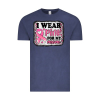 Vintage Denim i wear pink for my mom breast cancer awareness Vintage Tee - Jasminsmagicworld