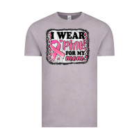 Vintage Zinc i wear pink for my mom breast cancer awareness Vintage Tee - Jasminsmagicworld