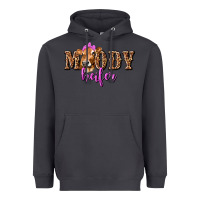 Smoke Moody Heifer with Leopard Heavyweight Hoodie - texasbilliewilder
