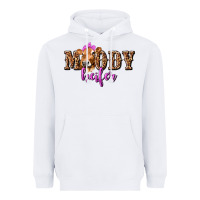 White Moody Heifer with Leopard Heavyweight Hoodie - texasbilliewilder