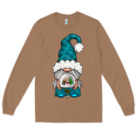 Toasted Coconut winter gnome with snow globe Long Sleeve Tee - NancyCooperArtShop