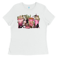 White let's go girls coffee cups Ladies Tee - Zillion Design Studio
