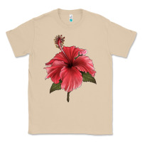 Mushroom Puerto Rican Hibiscus Flower Illustrations Classic Tee - LillyAllenDesigns