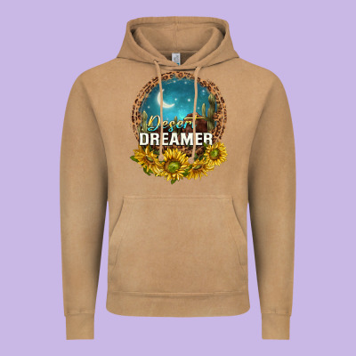 Desert Dreamer Vintage Hoodie Designed By Nancycooperartshop