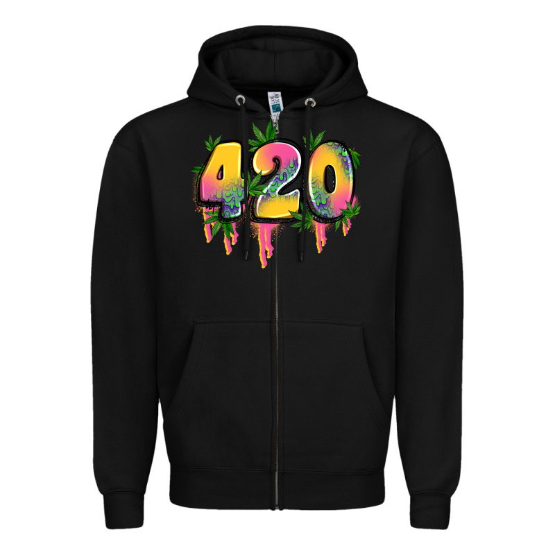 420 Cannabis Zipper Hoodie by Artiststas | Teevron