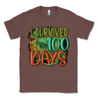 Chestnut i survived 100 days Classic Tee - MaliasSmallBusiness
