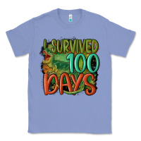 Colony Blue i survived 100 days Classic Tee - MaliasSmallBusiness