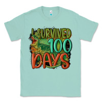 Seafoam i survived 100 days Classic Tee - MaliasSmallBusiness