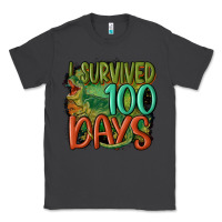 Smoke i survived 100 days Classic Tee - MaliasSmallBusiness